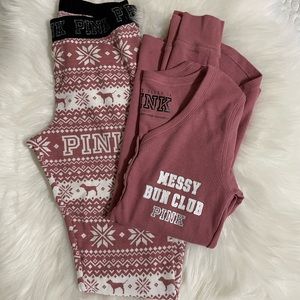 VS PINK pajama set